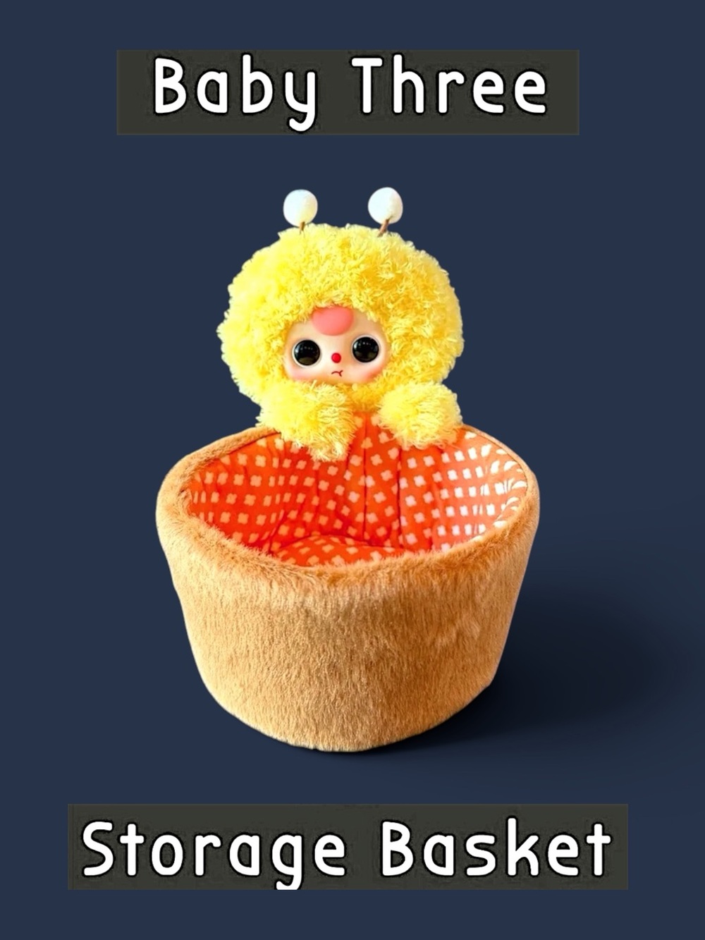 Baby Three Storage Basket Honey Bee